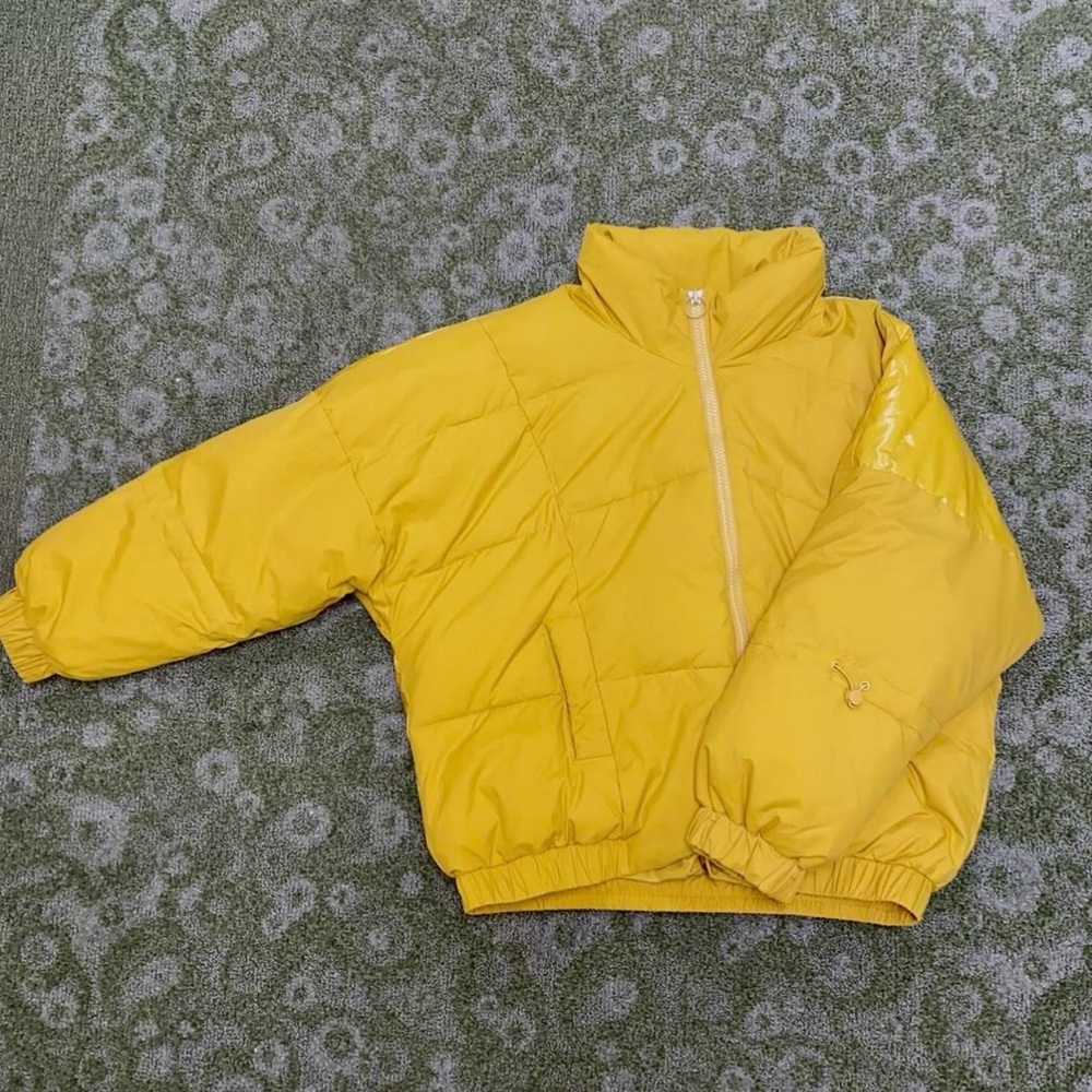 CAbi Yellow Puffer Jacket
